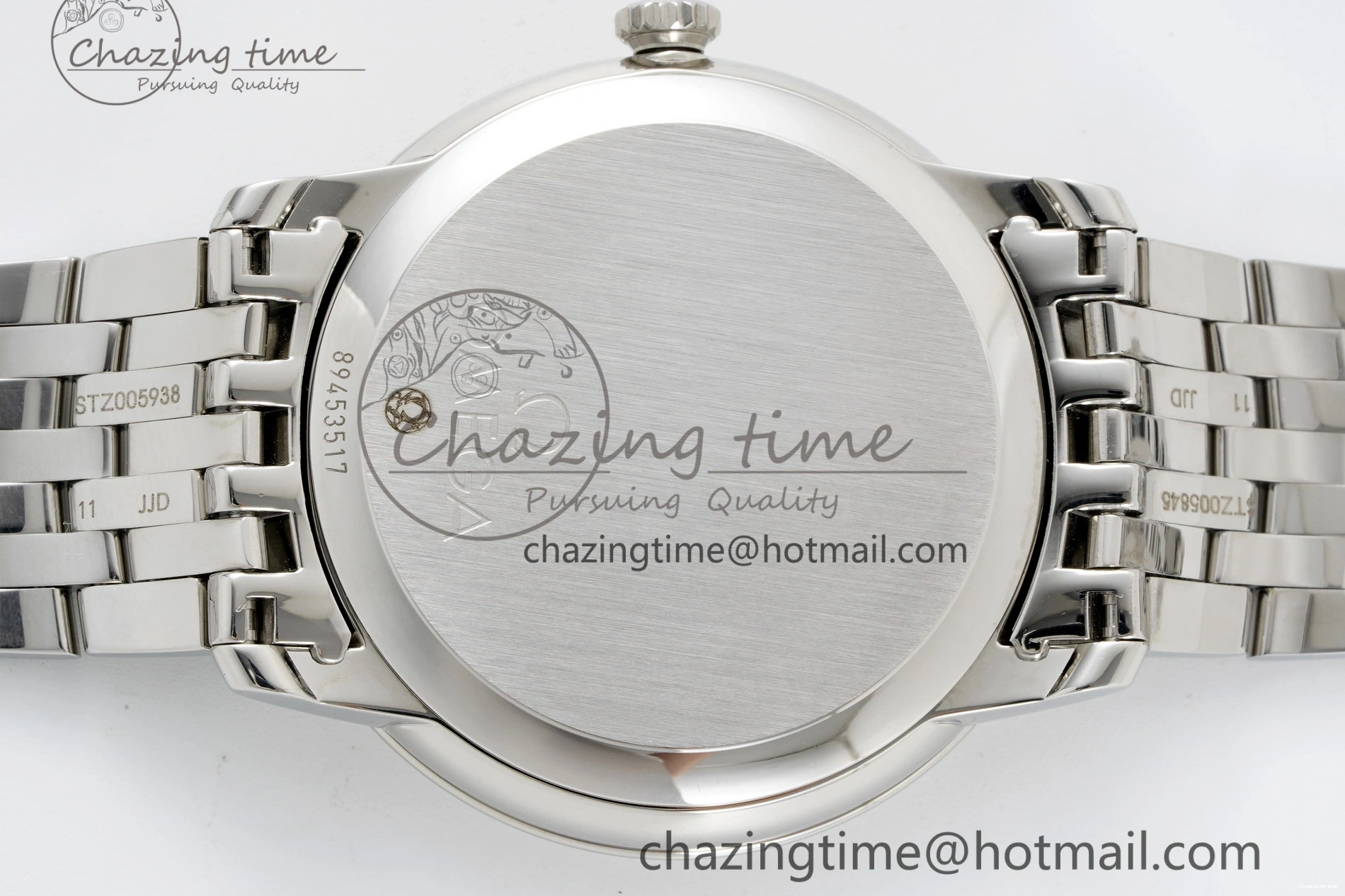 0319 De Ville SS TWF 1:1 Best Edition Silver Dial on SS Bracelet MIYOTA Practical 7836